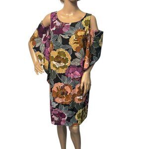 NWT Women's August Silk Cold Shoulder Dress Size S - Havanna Floral